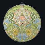 Willam Morris Myrtle Garden Floral Classic Dart Board<br><div class="desc">"Myrtle" is a beautifully detailed wallpaper design created by British designer William Morris. The design features delicate, symmetrical patterns of intertwining myrtle leaves and berries, woven into an intricate, almost lace-like arrangement. The flowing, organic shapes capture the natural beauty of the plant, highlighting Morris’s love for nature and his craftsmanship....</div>