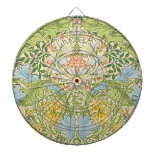 Willam Morris Myrtle Garden Floral Classic Dart Board