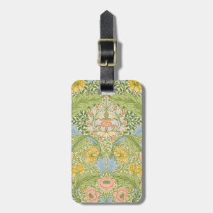 Willam Morris Myrtle Garden Floral Classic Luggage Tag
