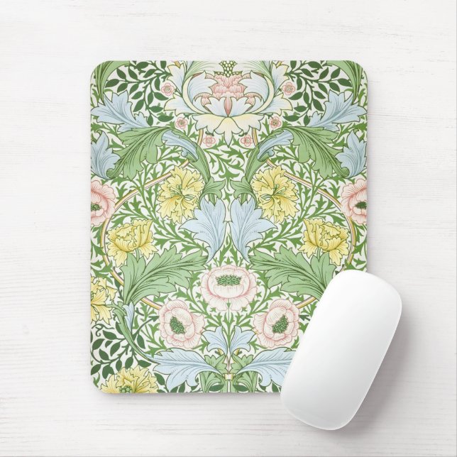 Willam Morris Myrtle Garden Floral Classic Mouse Pad (With Mouse)