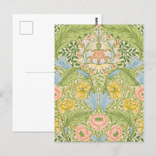 Willam Morris Myrtle Garden Floral Classic Postcard