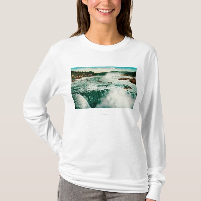 Willamette Falls in Portland 2 T-Shirt (Front)