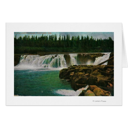 Willamette Falls in Portland Cards (Front Horizontal)