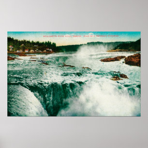 Willamette Falls in Portland Poster