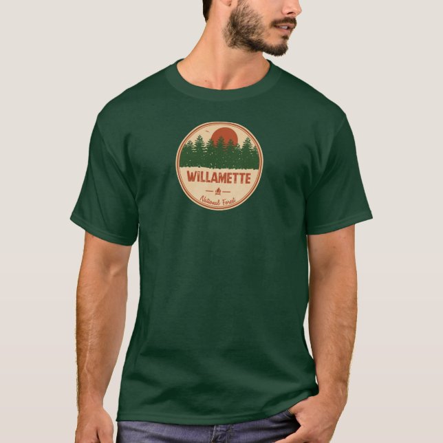 Willamette National Forest T-Shirt (Front)