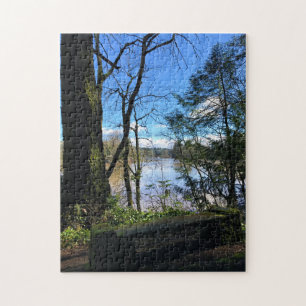 Willamette River from Champoeg State Park, OR Jigsaw Puzzle