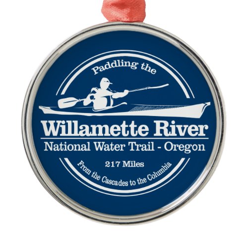 Willamette River NWT (SK) Metal Ornament