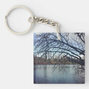 Willamette River, OR Keychain
