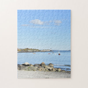 Willard Beach South Portland ME Maine Boats Water Jigsaw Puzzle
