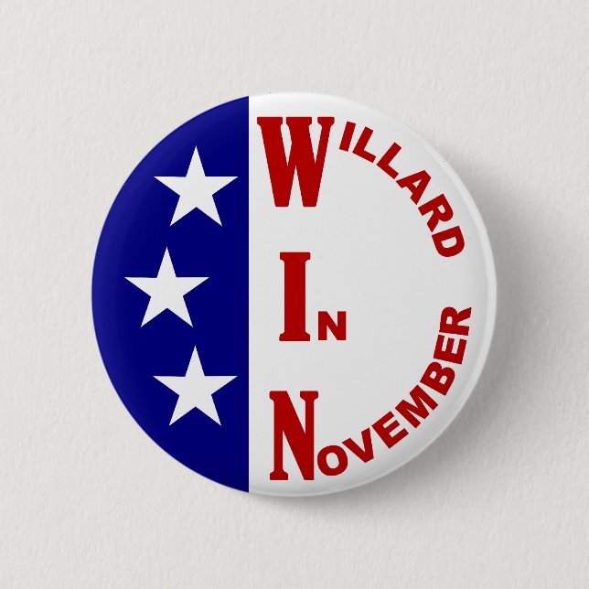 Willard In November with stars Button (Front)