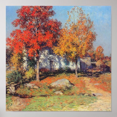 Willard Metcalf _ October Poster