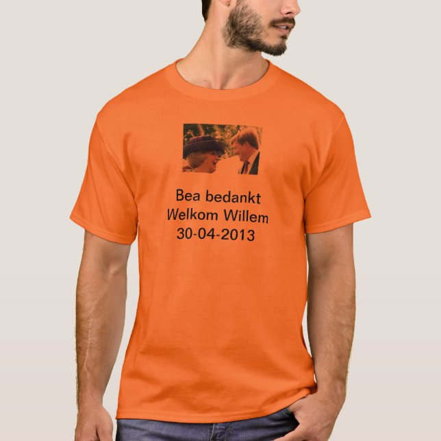 willem alexander Queen's Day 30-04-2013 T-Shirt (Front)