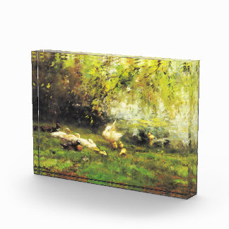 Willem Maris - Duck heaven Acrylic Award