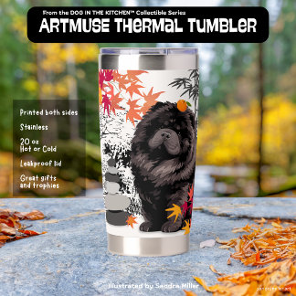 WILLEM the BLACK CHOW Insulated Tumbler
