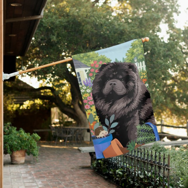 WILLEM the Chow House Flag (In SItu)