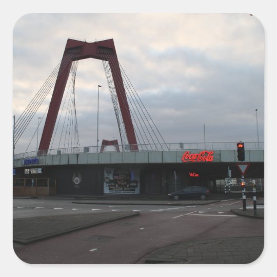 Willemsbrug, Rotterdam Square Sticker
