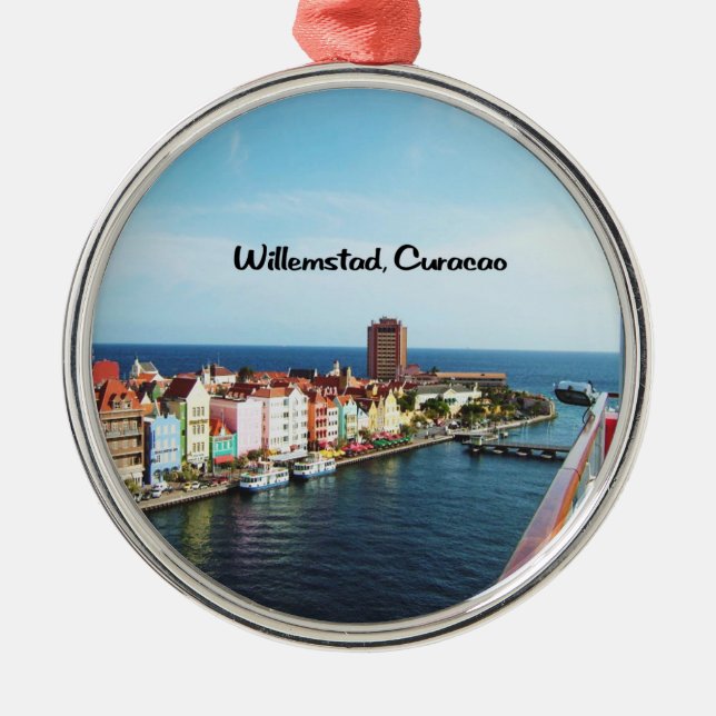 Willemstad Curacao Metal Ornament (Front)