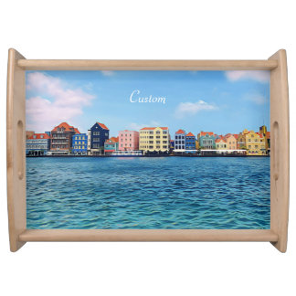 Willemstad, Curacao Town Serving Tray