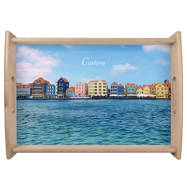 Willemstad, Curacao Town Serving Tray (Front)