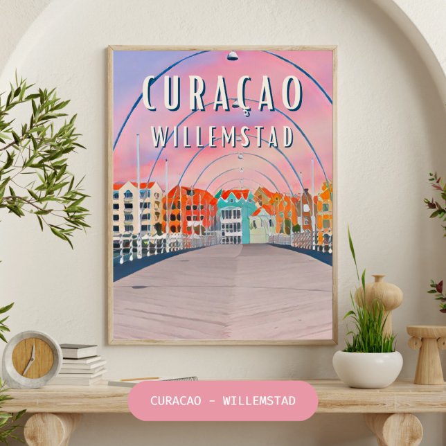 Willemstad : la beauté colorée de Curaçao Poster (Creator Uploaded)