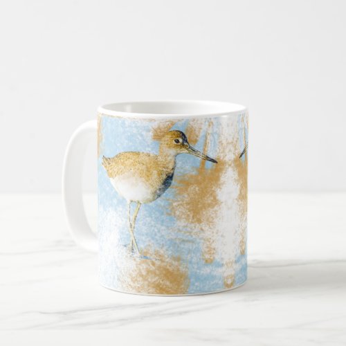 Willet Shorebird Art Coffee Mug