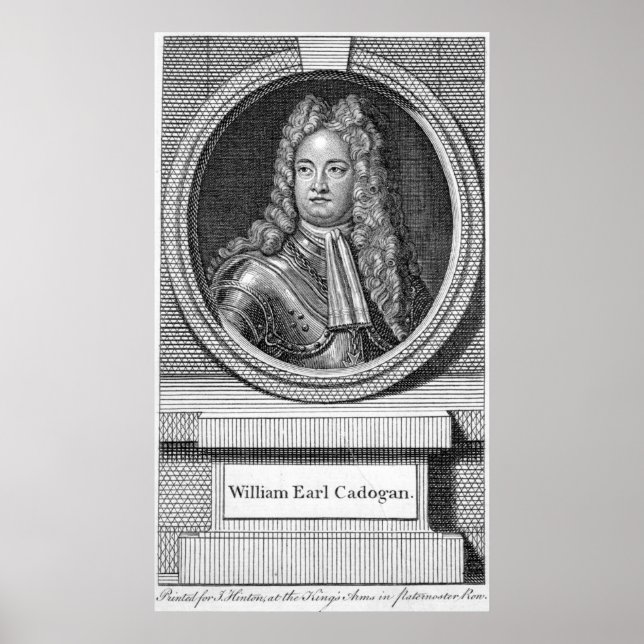 William, 1st Earl Cadogan Poster (Front)