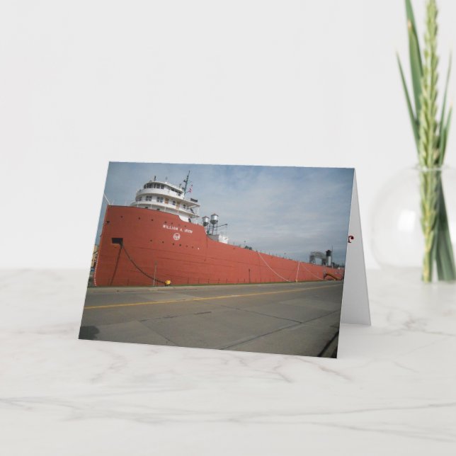 "WILLIAM A. IRVIN & Landmarks" Get Well Card (Front)