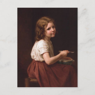 William-Adolphe Bouguereau (1825-1905) - Soup (186 Postcard