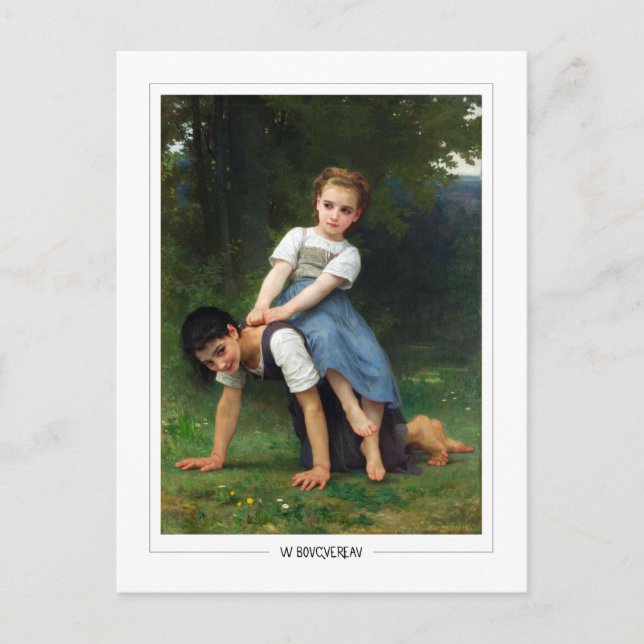 William-Adolphe Bouguereau #192 - Fine Art Postcard (Front)