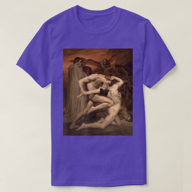 William-Adolphe Bouguereau - 2 Virgil and Dante Ar T-Shirt (Design Front)