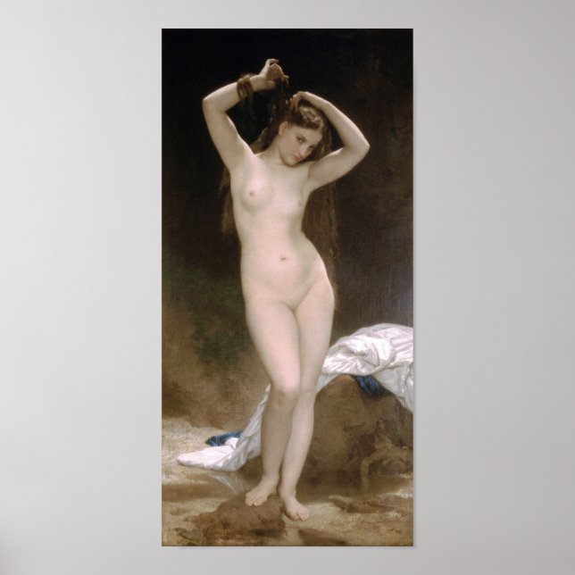 William-Adolphe Bouguereau-Bather Poster (Front)