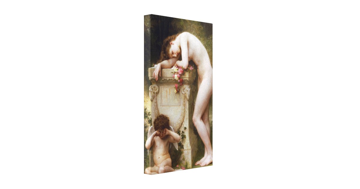 WilliamAdolphe Bouguereau Elegy Canvas Print