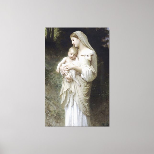 William Adolphe - Bouguereau Innocence Canvas Print (Front)