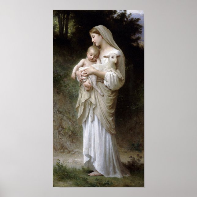William-Adolphe Bouguereau-Linnocence lg Poster (Front)