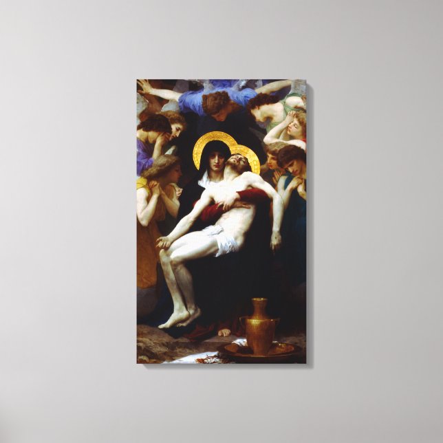 William-Adolphe Bouguereau Pieta Canvas Print (Front)