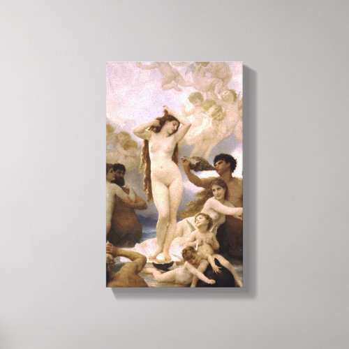 William_Adolphe Bouguereau _ The Birth of Venus Canvas Print