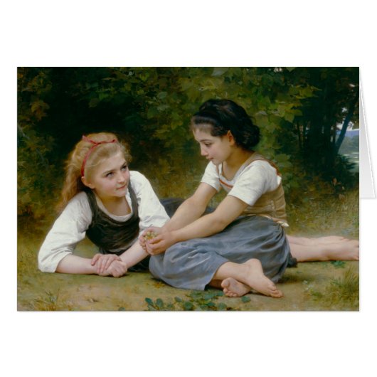 William-Adolphe Bouguereau - The Nut Gatherers Cards (Front Horizontal)