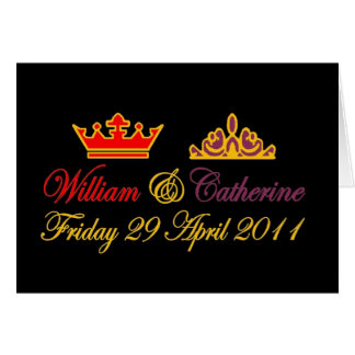 William and Catherine Royal Wedding Cards