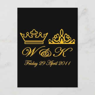 William and Kate Royal Wedding Postcard