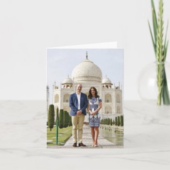 William And Kate — Taj Mahal Card by Moma_Art_Shop at Zazzle