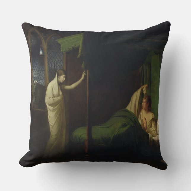 William and Margaret from the 'Reliques of Ancient Throw Pillow (Front)