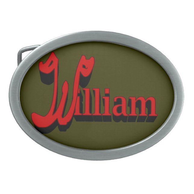 William Belt Buckle (Front)