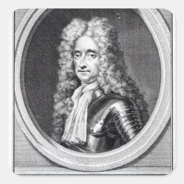 William Bentinck, 1st Earl of Portland Square Sticker (Front)