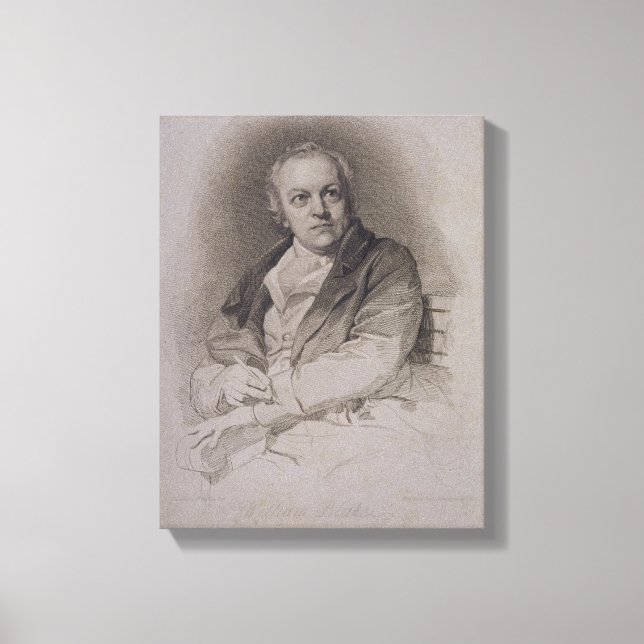 William Blake (1757-1827) engraved by Luigi Schiav Canvas Print (Front)