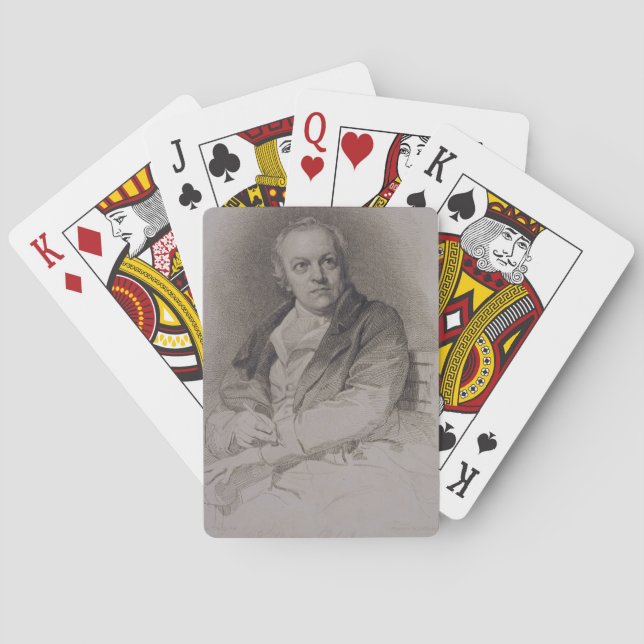 William Blake (1757-1827) engraved by Luigi Schiav Poker Cards (Back)