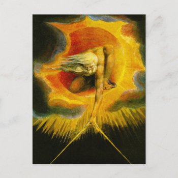 William Blake Ancient Of Days Postcard by VintageSpot at Zazzle