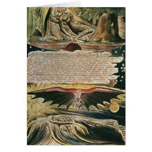 William Blake | "And One stood forth" Cards (Front)