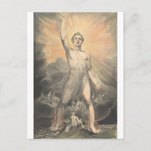 William Blake _ Angel Of The Revelation Postcard