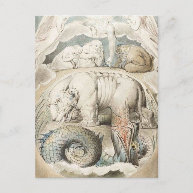 William Blake Art Painting Postcard (Front)