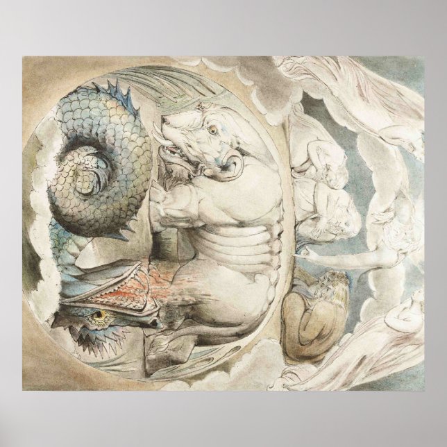 William Blake Art Painting Poster (Front)